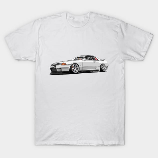 Nissan GT-R R-32 Godzilla T-Shirt by R12 Designs